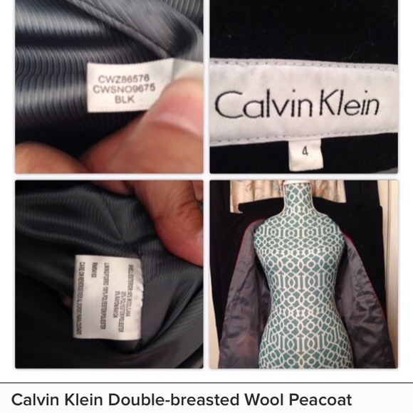 Calvin Klein Pea Coat - Picture 3 of 3
